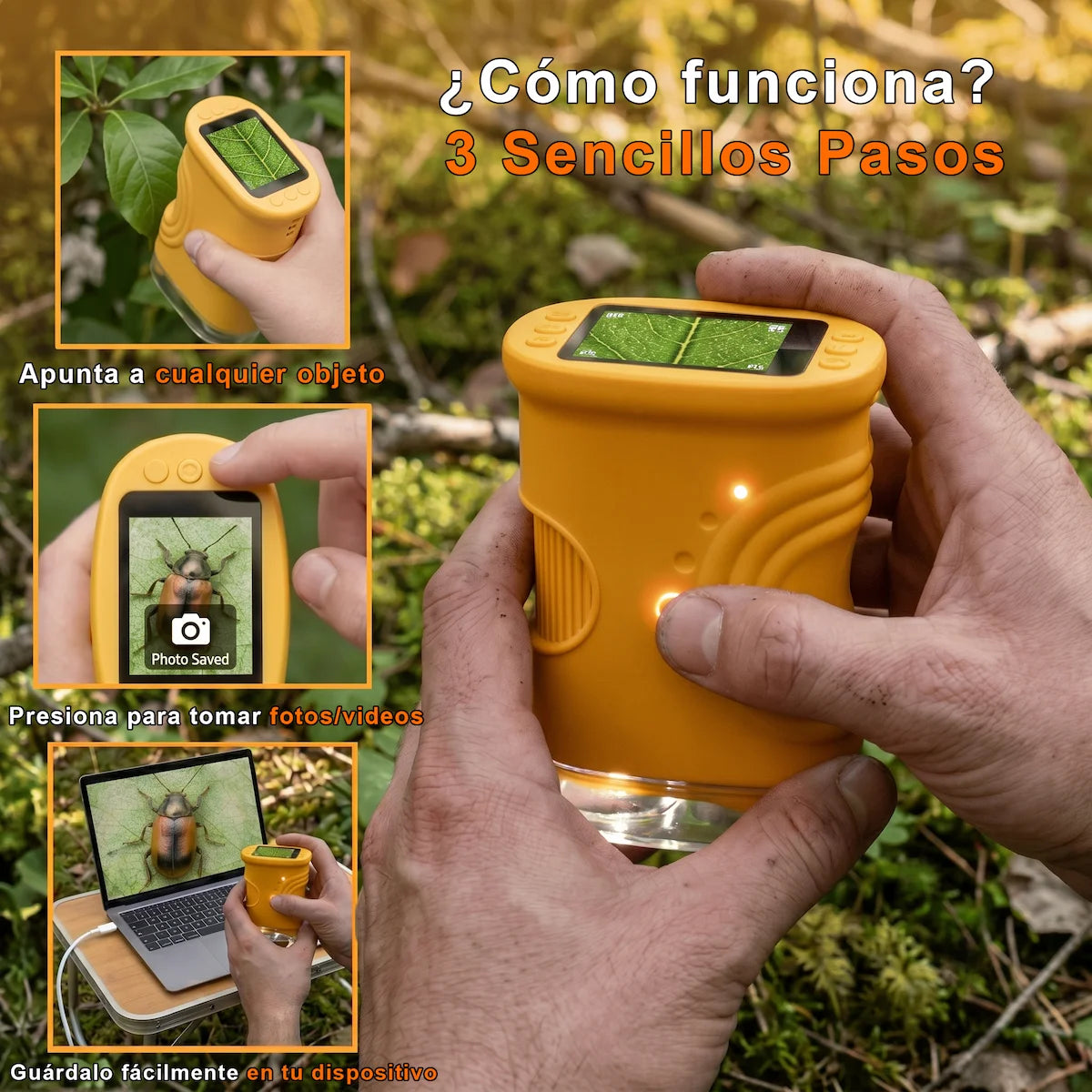 Microscopio Digital Portátil VenyQuest™ 4K