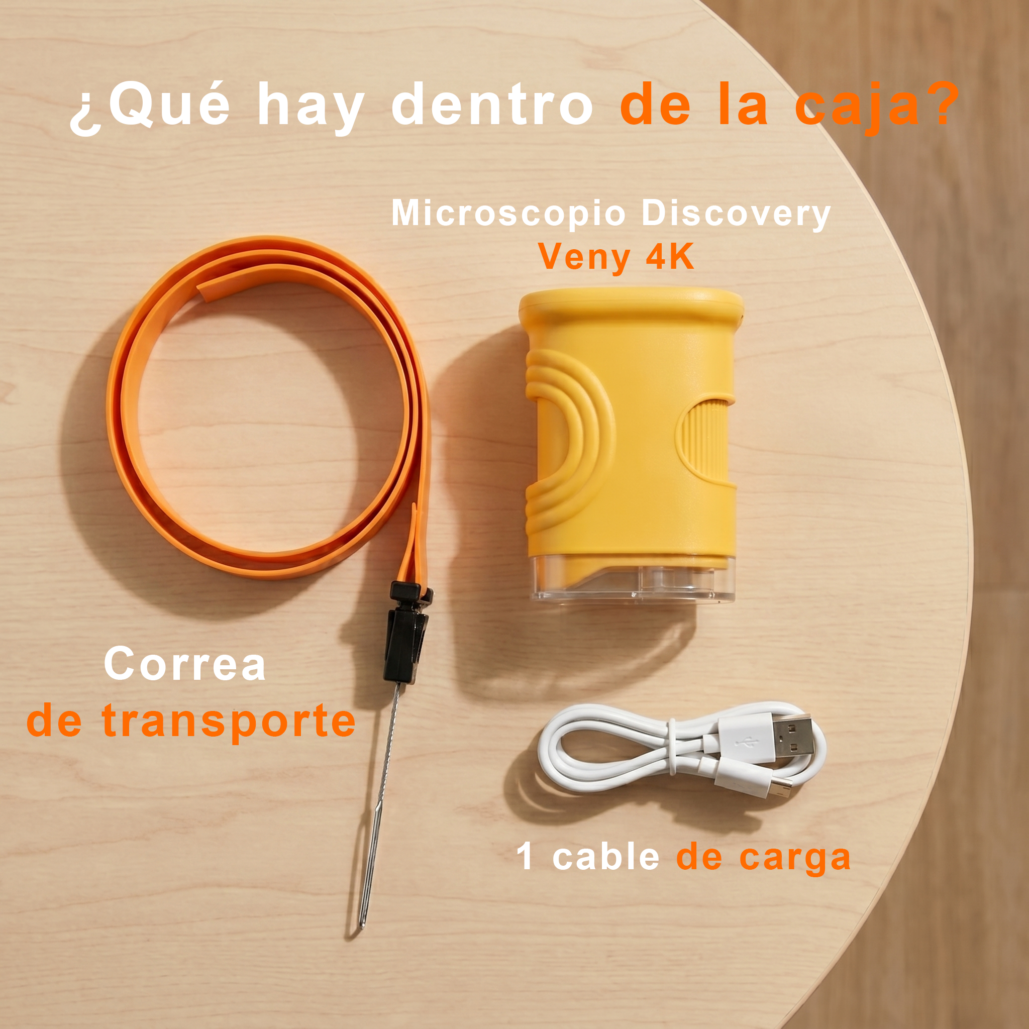 Microscopio Digital Portátil VenyQuest™ 4K Veny